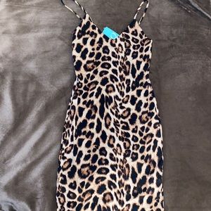 Women’s Cheetah Print bodycon mini dress